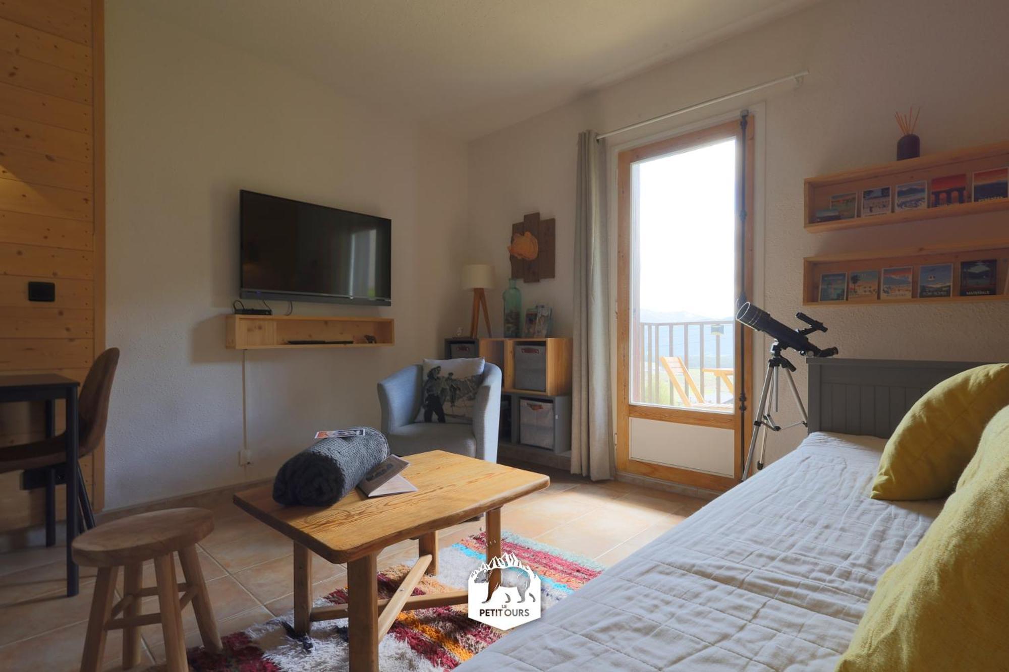 Le Petit Ours & Le Petit Cerf - Studios Vue Lac & Montagnes Les Angles  Exterior photo
