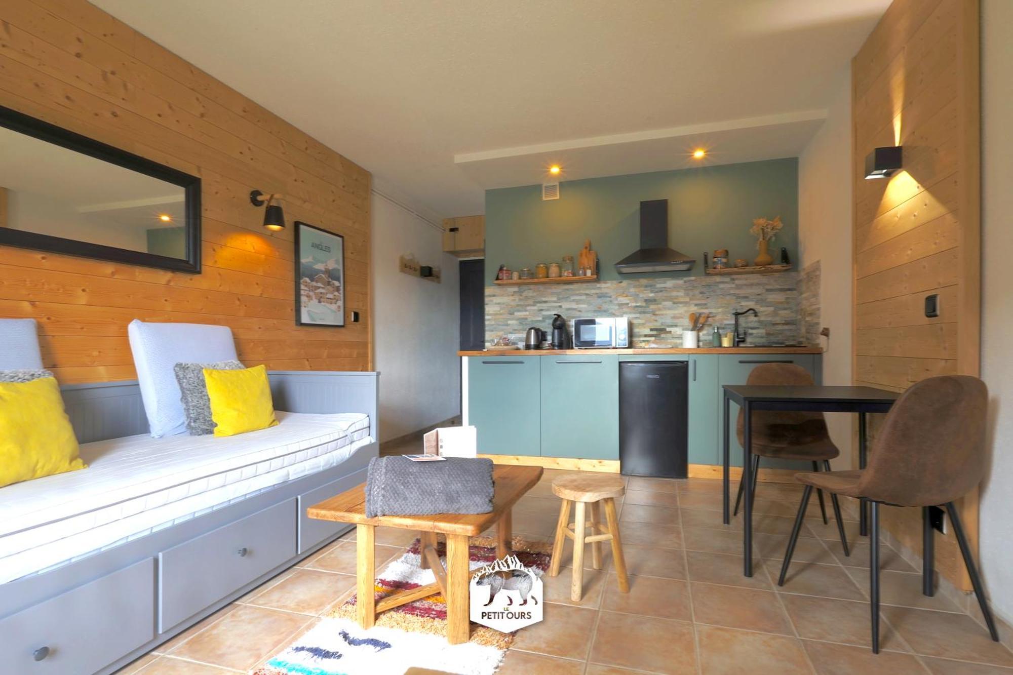 Le Petit Ours & Le Petit Cerf - Studios Vue Lac & Montagnes Les Angles  Exterior photo