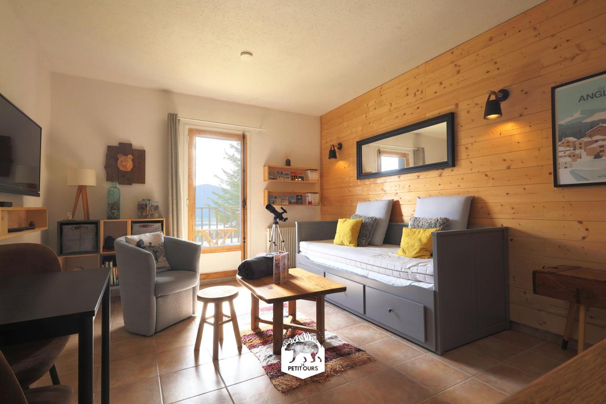 Le Petit Ours & Le Petit Cerf - Studios Vue Lac & Montagnes Les Angles  Exterior photo