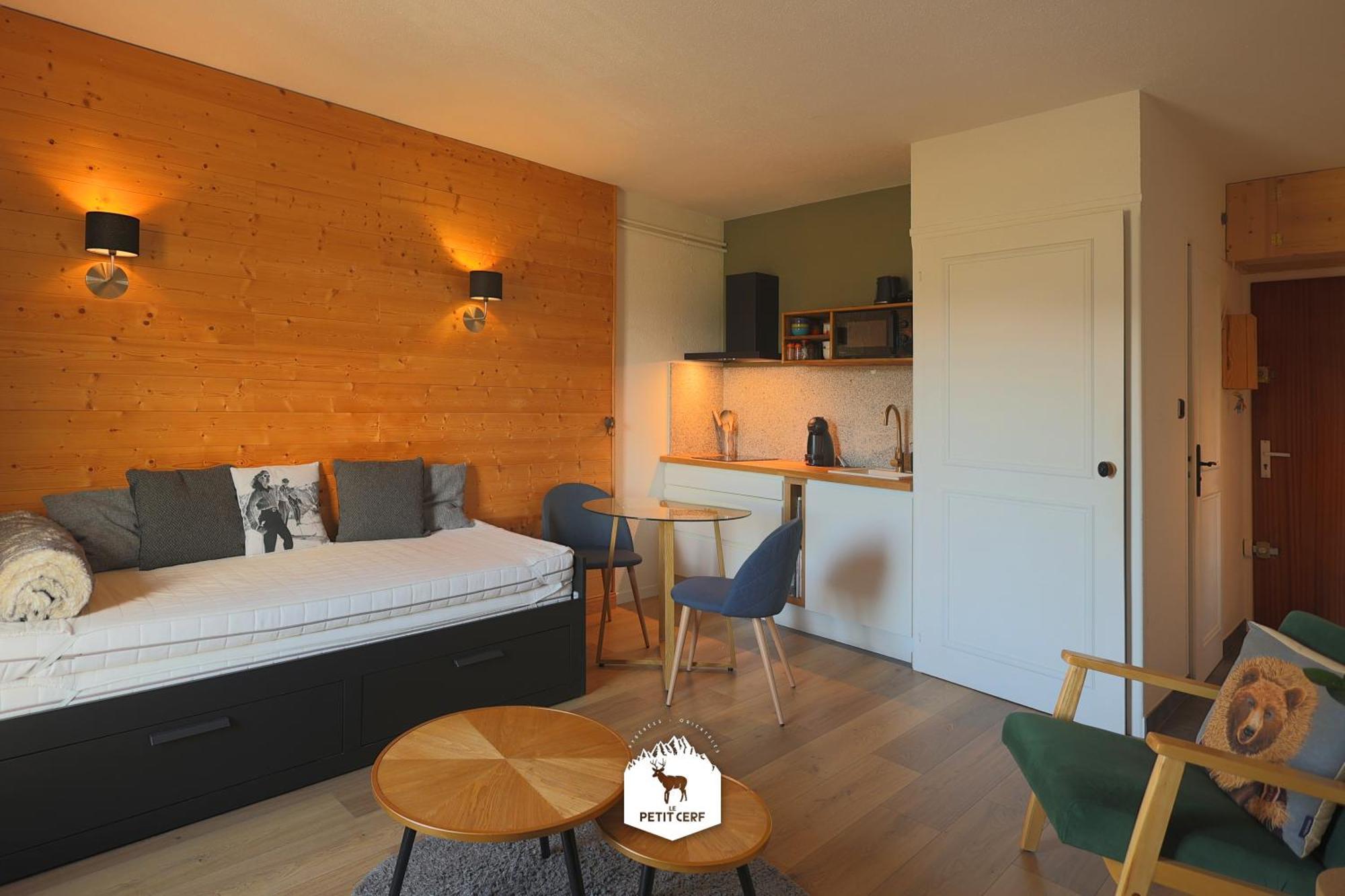 Le Petit Ours & Le Petit Cerf - Studios Vue Lac & Montagnes Les Angles  Exterior photo