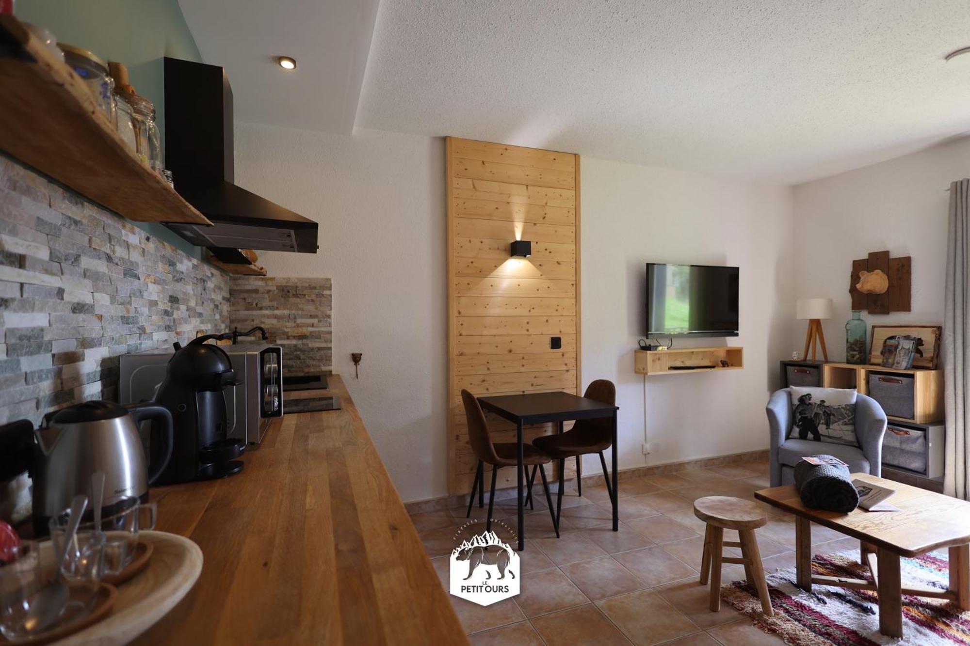 Le Petit Ours & Le Petit Cerf - Studios Vue Lac & Montagnes Les Angles  Exterior photo